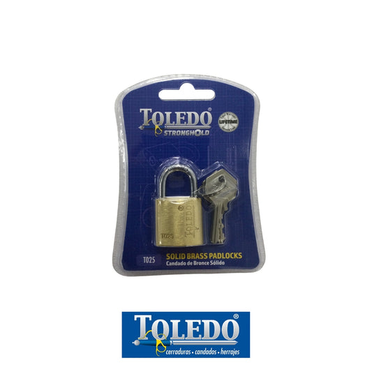 CANDADO DE 25MM SIST. DE BLOQUEO DOBLE TOLEDO TO25