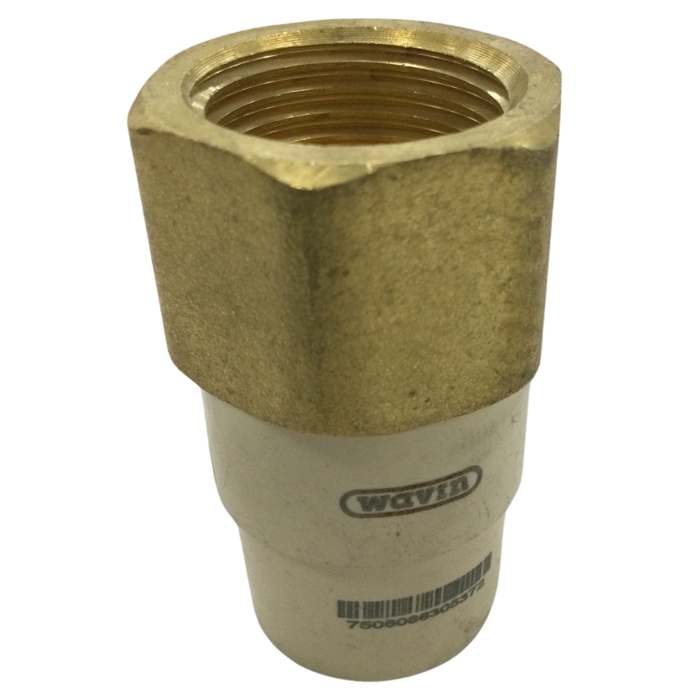 ADAPTADOR HEMBRA CPVC CTS ROSCA METAL 1/2 PULGADAS