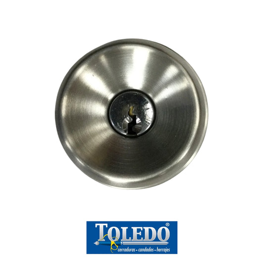 CERRADURA DE POMO MALAGA LLAVE-BOTON ACERO INOXIDABLE TOLEDO