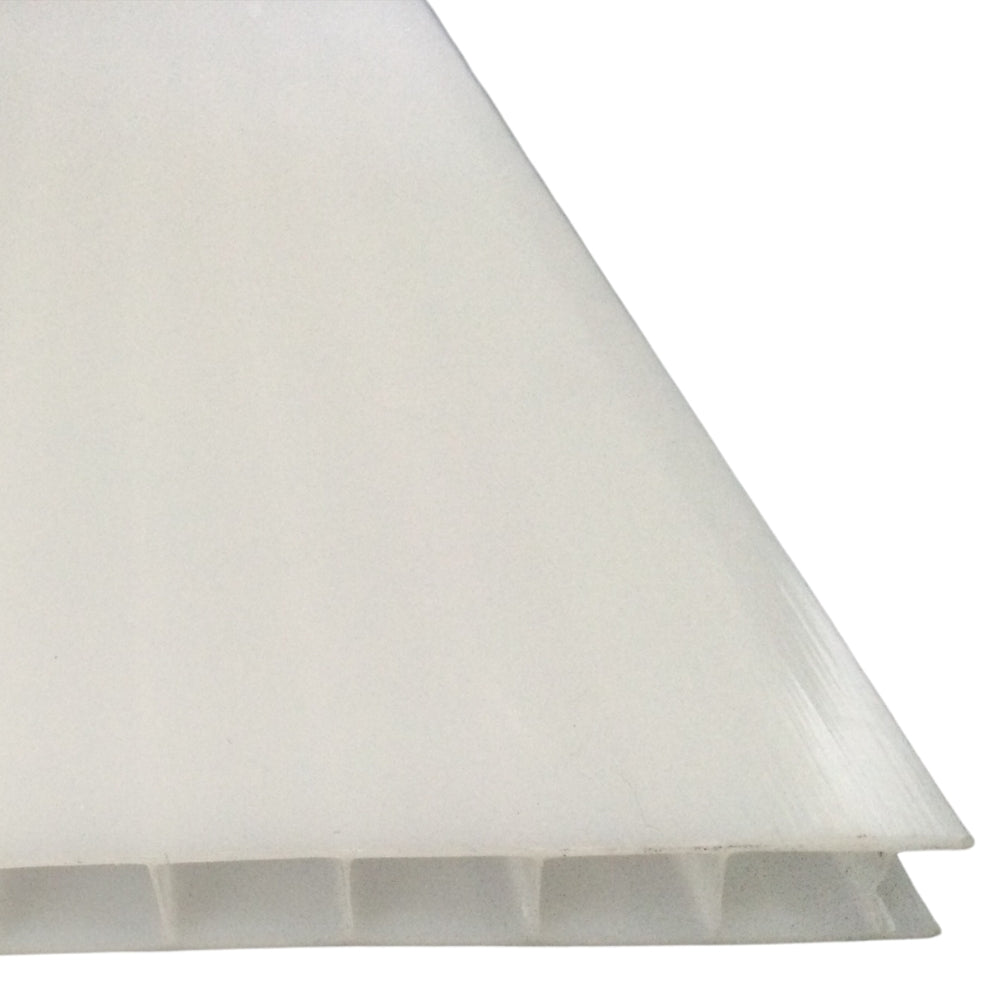 LAMINA DE POLICARBONATO ALVEOLAR 4 PIES X 12 PIES X 10MM OPAL OR