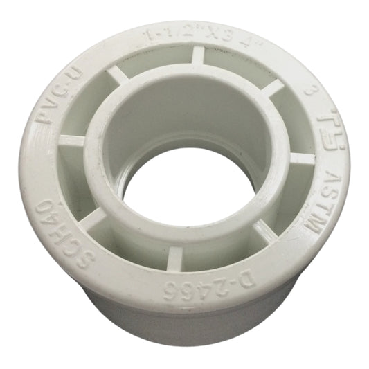 REDUCCION PVC 1-1/2 PULGADAS X 3/4 PULGADAS SCH-40