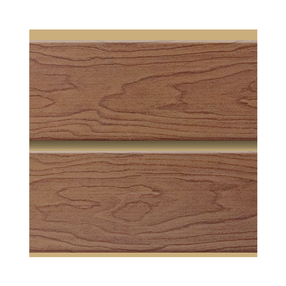 CIELO RASO DE PVC CAFE CON DIVISION 7mm X 20cm X 5.9m (1.18m2) SKYLINE