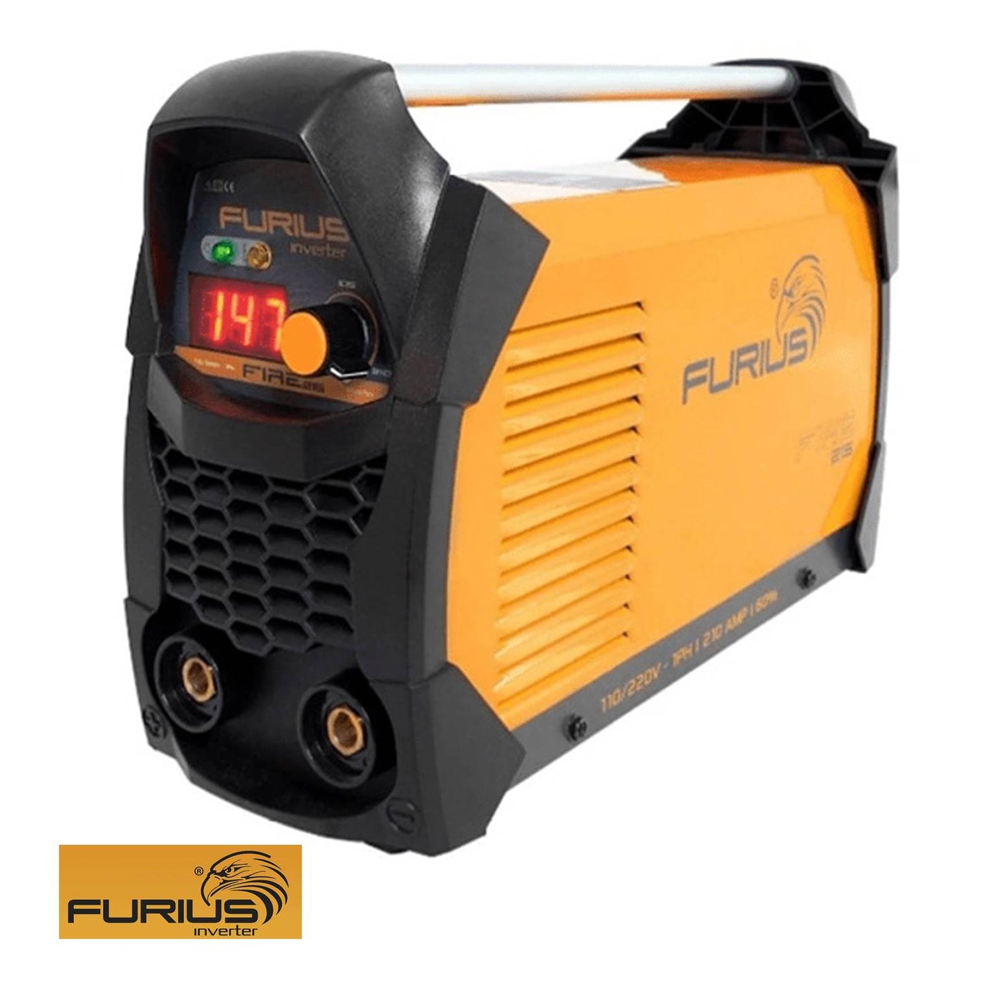 MAQUINA DE SOLDAR FURIUS FIRE 210A 110/220V CON ACCESSORIOS