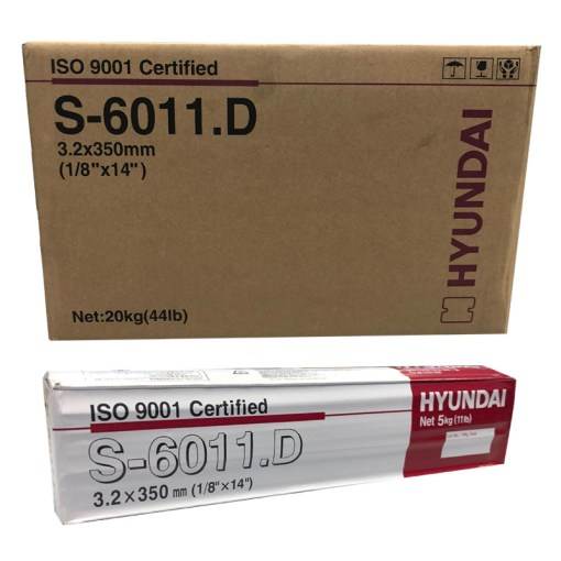 ELECTRODO PARA SOLDADURA 6011 X 1/8 PULGADAS HYUNDAI ( Kg)