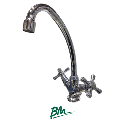 LLAVE PARA FREGADOR SENCILLA MANIJA DE CRUZ IDEAL BM-C50105