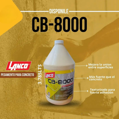 PEGAMENTO TEXTURIZADO PARA CONCRETO GALON CB8000-4 LANCO