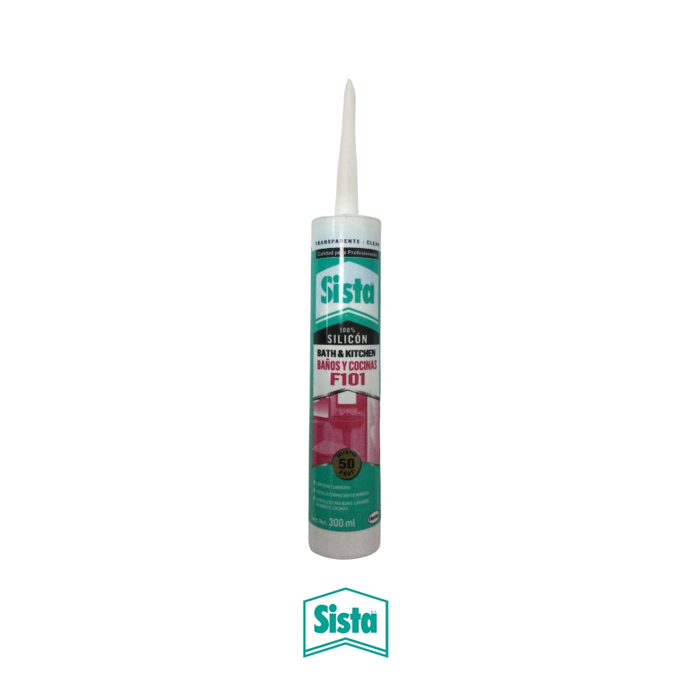 SELLADOR SISTA BAÑOS & COCINAS TRANSPARENTE 300ML