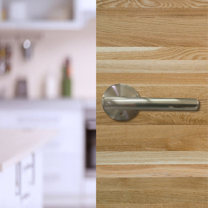 CERRADURA DE MANIJA DE BAÑO SATIN NIQUEL 50252-BK-E  LOCKPRO