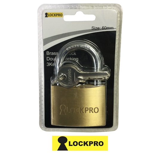 CANDADO DE 60MM BRONCE  LOCKPRO