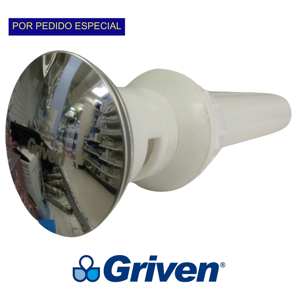 DESAGUE PARA LAVAMANOS CON BOTON DE ACERO INOXIDABLE GRIVEN GVB-PL220A