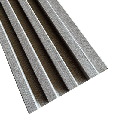 REVESTIMIENTO DE PARED DE WPC GRIS OSCURO 168 X 2800 X 24MM 6.3KG/M2