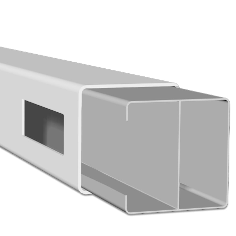 CERCA UPVC REFUERZO DE ALUMINIO PARA POSTE DE PUERTA