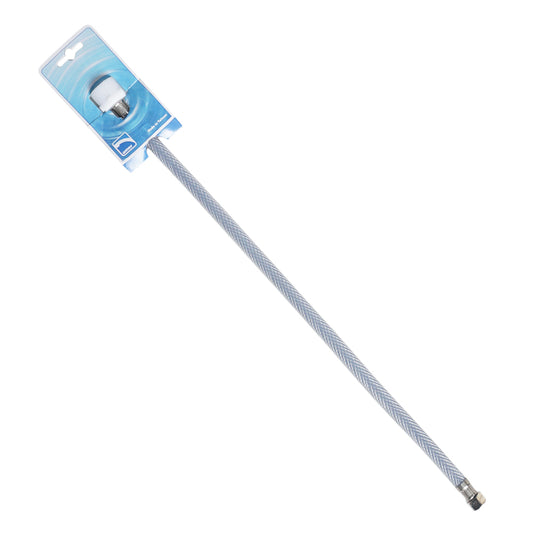 TUBO DE ABASTO FLEXIBLE PARA INODORO 3/8 PULGADASX7/8 PULGADASX20 PULGADAS PLASTICO