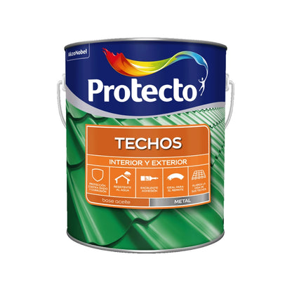 PINTURA PARA TECHO PROTECHOS VERDE 629 1 GL (3.785L)