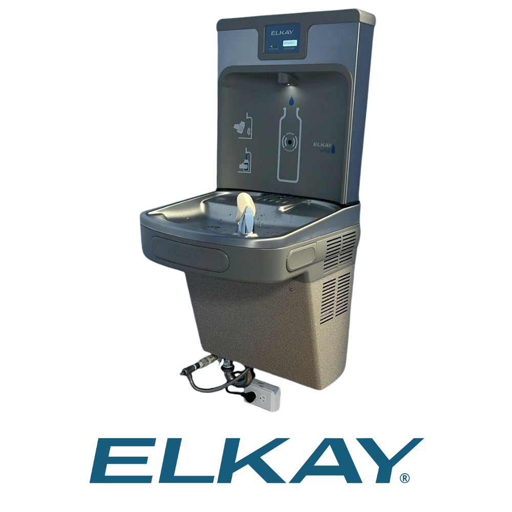 FUENTE DE AGUA FILTRADA ADA CON AHORRO DE ENERGÍA Y LLENADOR DE BOTELLAS REFRIGERADO ELKAY LZS8WSLP