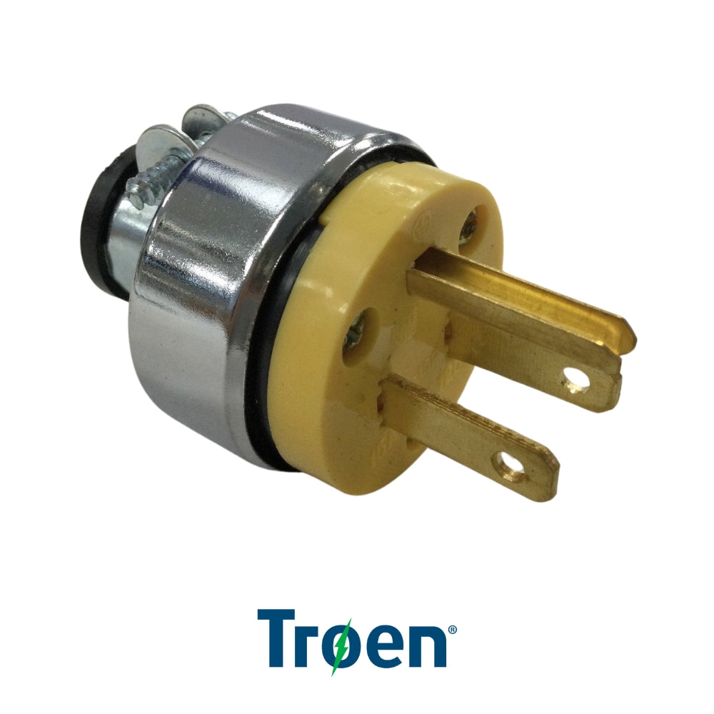 ENCHUFE MACHO BLINDADO 15A/125V NEMA 5-15P