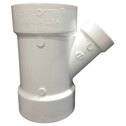 YEE REDUCCION PVC DWV 100X50MM- 4 PULGADAS X 2 PULGADAS SCH-40