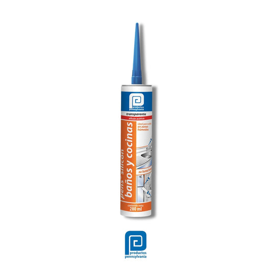 SILICONE ANTIHONGOS TRANSPARENTE 100% 280 ML PENS.- ANT. 01