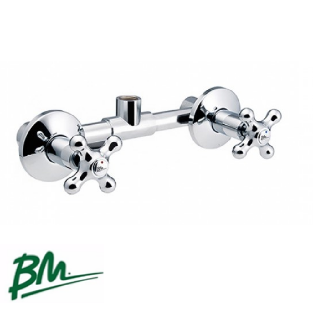 JUEGO DE DUCHA 8 PULGADAS MANIJA DE CRUZ IDEAL BM-C50106