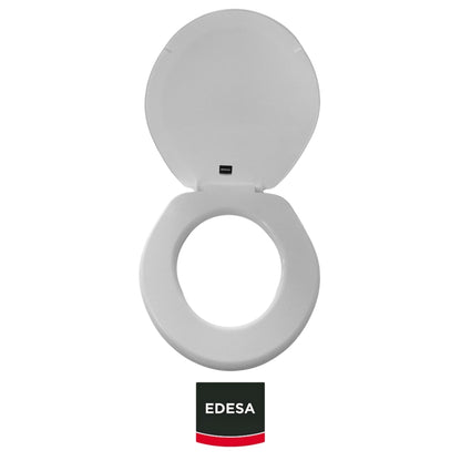 ASIENTO  BLANCO REDONDO  PARA INODORO EDESA