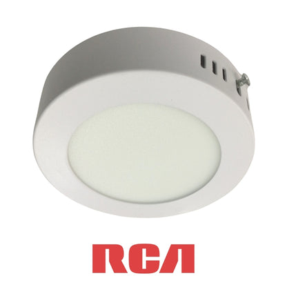 PANEL LED SOBREPUESTO REDONDO LUZ DIA 6W 85-277V 390LM RCA (RLCRLD6W)