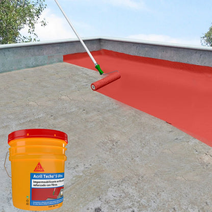SIKA ACRIL TECHO-5 ULTRA RED TANQUE 18LTS
