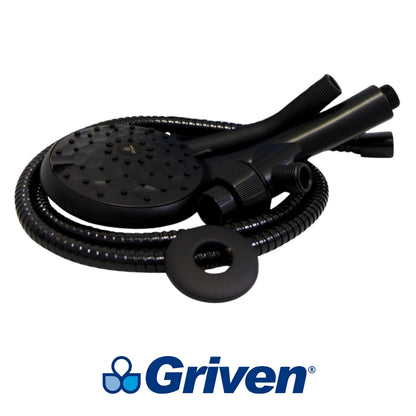 REGADERA DE BAÑO NEGRA GRIVEN GV-SHB-5