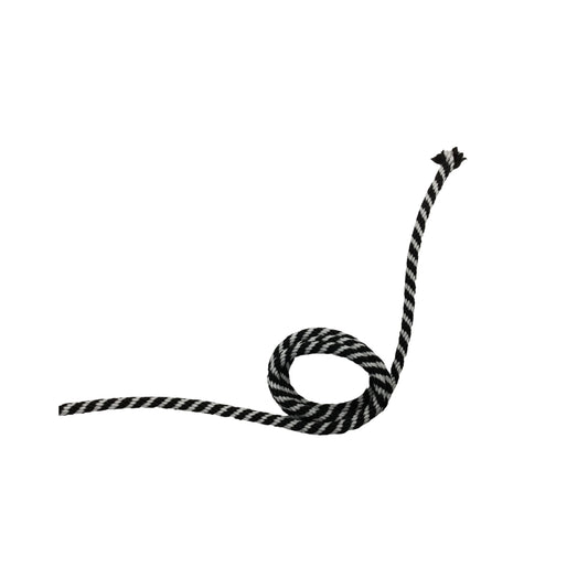 CUERDA SUPERIOR NAUTICA N° 10 BLANCO/NEGRO METRO LINEAL