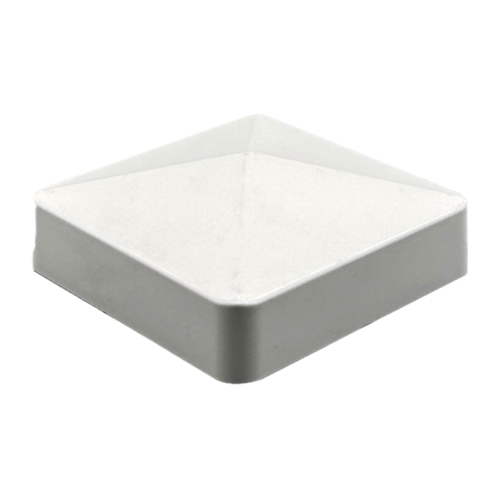 CERCA UPVC TAPAS FINALES PARA POSTE 5"X5" BLANCO