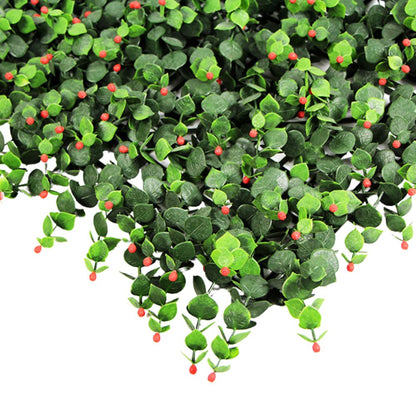 FOLLAJE ARTIFICIAL PARA PARED 50X50CM KISSING LEAVES A011-RED