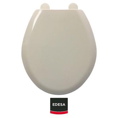 ASIENTO  BONE REDONDO  PARA INODORO EDESA