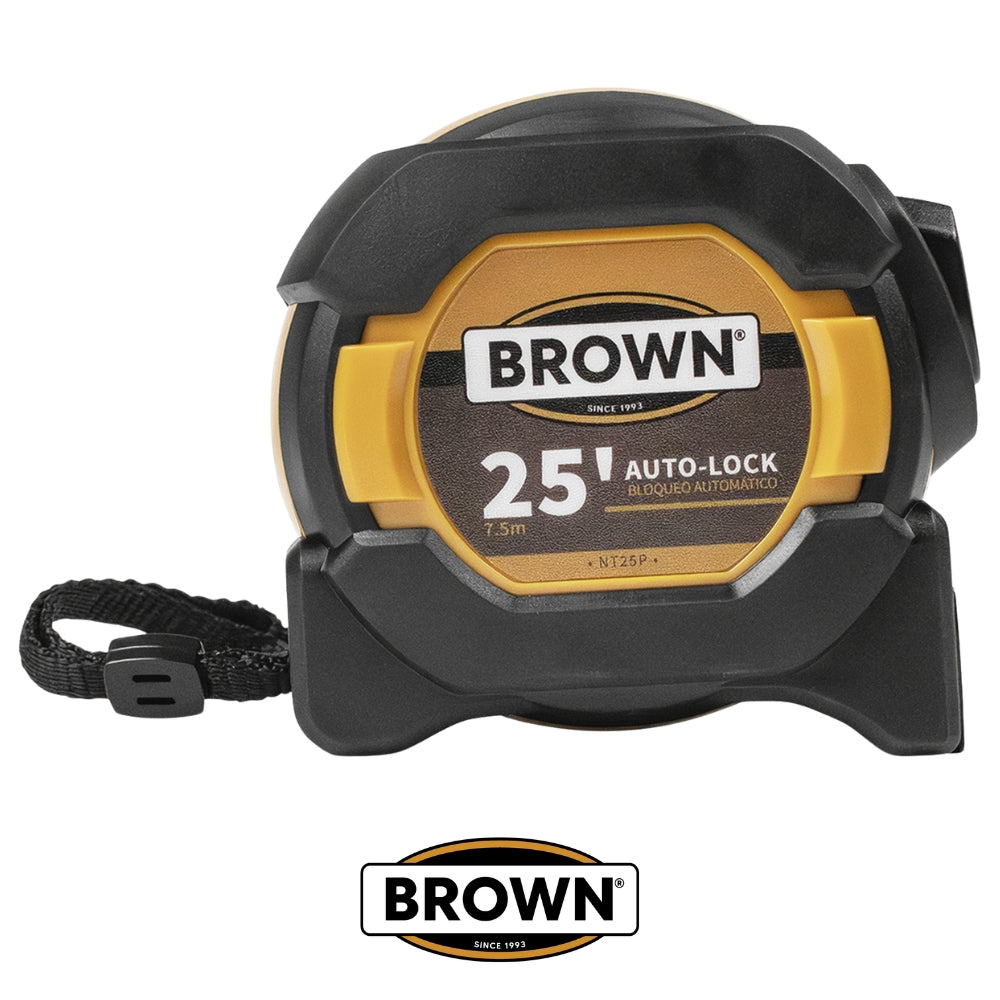 CINTA METRICA PROFESIONAL AUTO LOCK 25 PIES (7.5M)