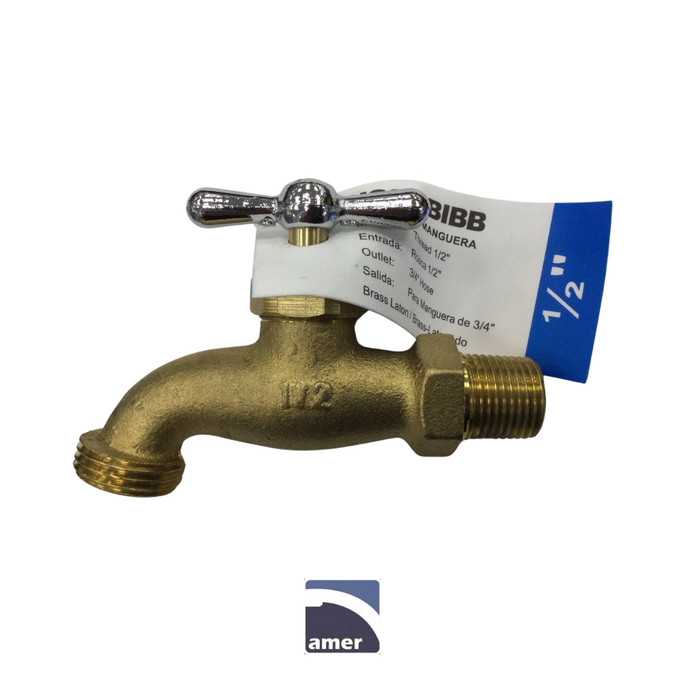 LLAVE DE CHORRO DE 1/2 PULGADA HEAVY DUTY AMER