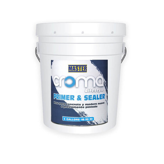 SELLADOR A BASE DE AGUA CROMA PRIMER & SEALER 5 GALONES PCR1201 MASTER