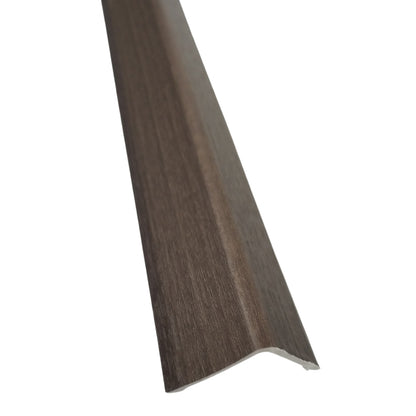 TAPA FINAL  REVESTIMIENTO  PARED  LWPC-01  CAFE OSCURO 30X30X2880MM