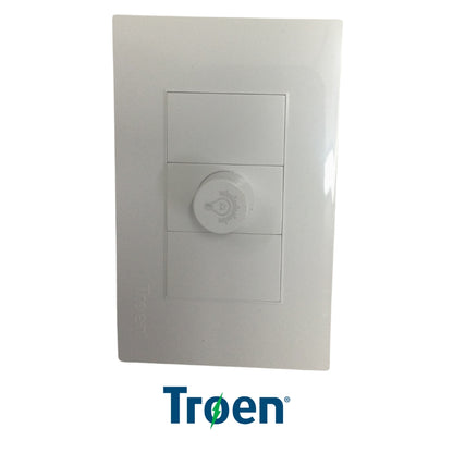 DIMMER DE LUZ GIRATORIO BLANCO 110V