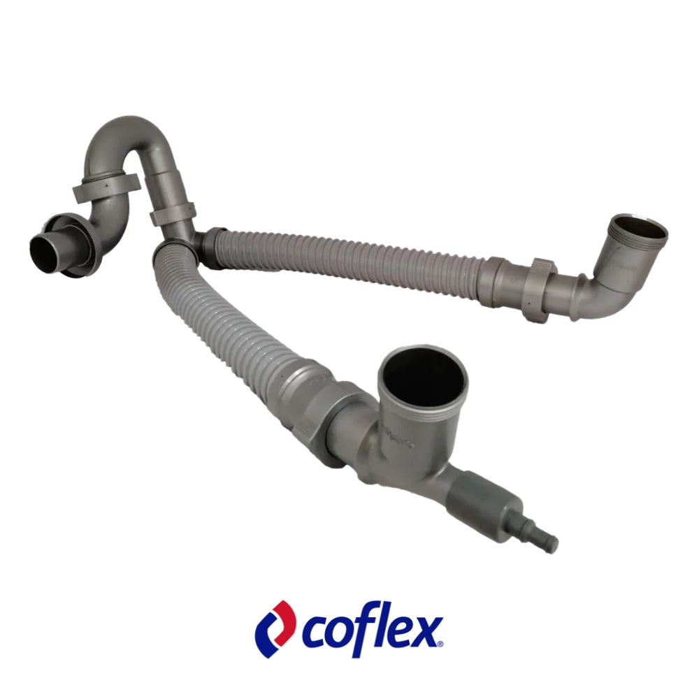 TRAMPA FLEXIBLE DOBLE PARA FREGADOR (TF-110)