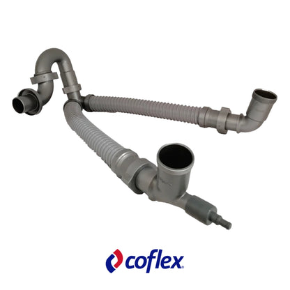 TRAMPA FLEXIBLE DOBLE PARA FREGADOR (TF-110)