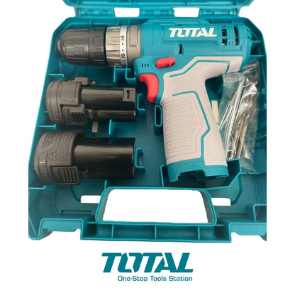 TALADRO INALÁMBRICO TOTAL 3/8 PULGADAS 12 V 20 NM LUZ LED (NO INCLUYE CARGADOR) TIDLI12202