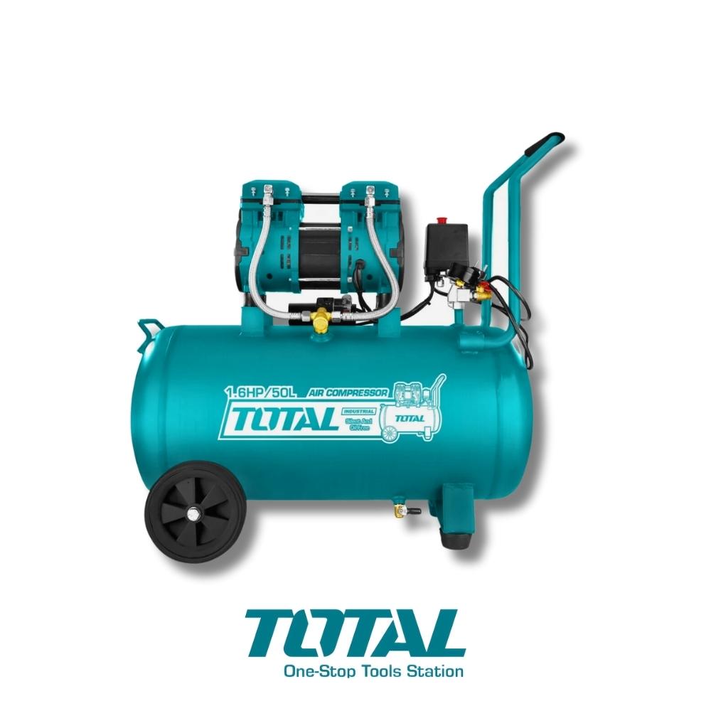 COMPRESOR DE AIRE TOTAL 50L (13.2 GAL) SIN ACEITE UTCS1120508