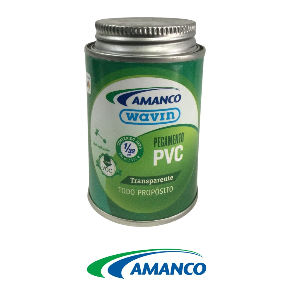 PEGAMENTO TRANSPARENTE P/PVC 1/4 PT