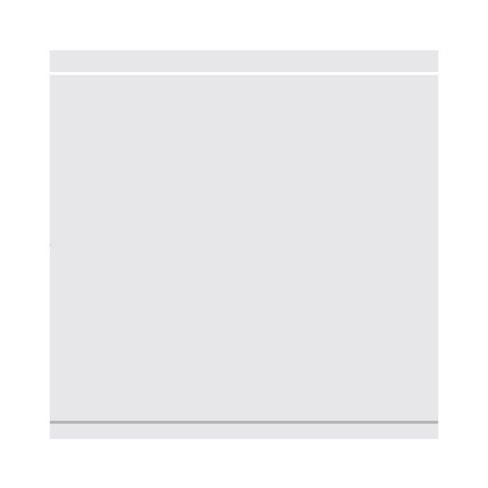 CIELO RASO DE PVC BLANCO BRILLO U/V SIN DIVISION 8mm X 20cm X 5.9m (1.18m2) SKYLINE