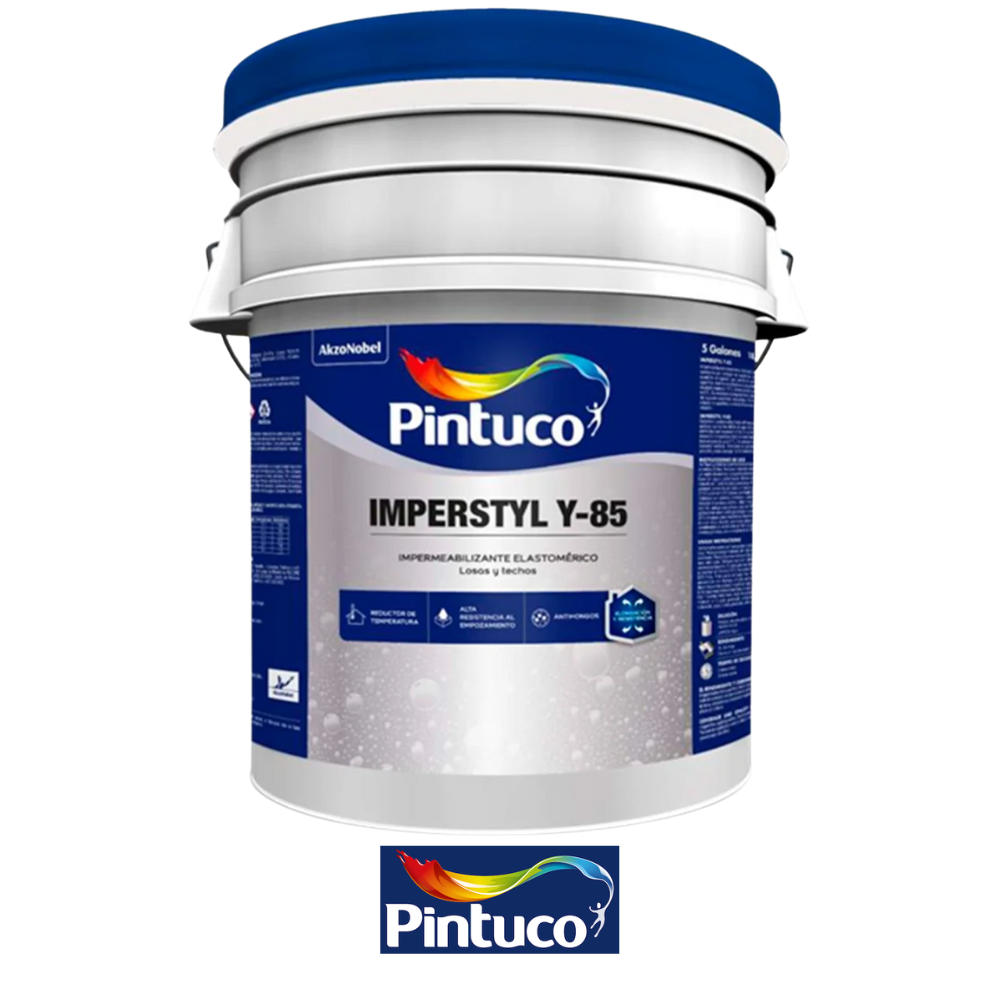 IMPERMEABILIZANTE DE TECHO IMPERSTYL Y-85 ROJO LADRILLO 5 GL (18.925L)
