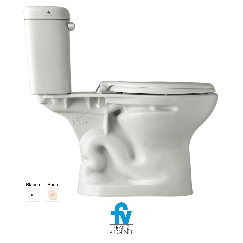 INODORO FV DOS PIEZAS MILÁN HET PALANCA COLOR BONE E115-E-BO