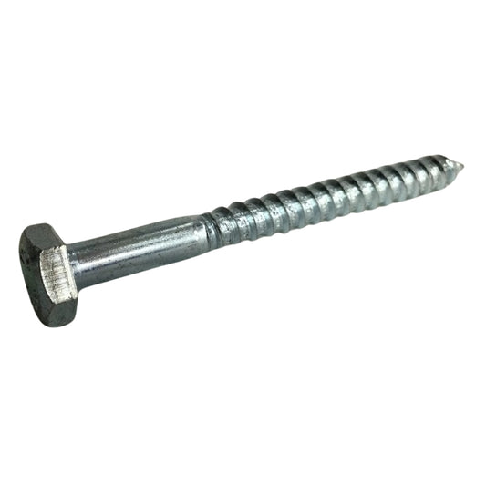 TORNILLO TIRAFONDO HEXAGONAL ZINCADO ACERO GRADO 2 1/4 PULGADAS x 2-1/2 PULGADAS