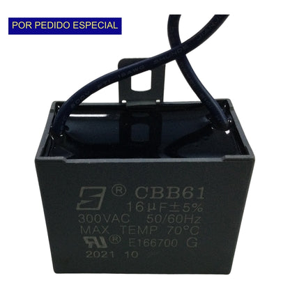 CAPACITADOR 10MF PARA EXTRACTORTRACTOR IND 16 PULGADAS