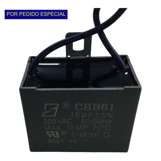 CAPACITADOR 10MF PARA EXTRACTORTRACTOR IND 16 PULGADAS