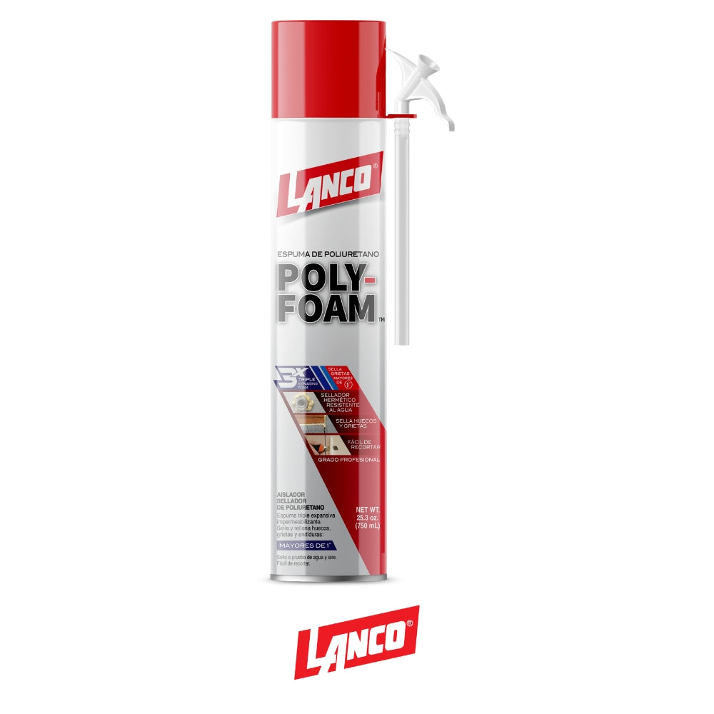 POLY FOAM ESPUMA DE POLIURETANO 750 ML PU5140 LANCO