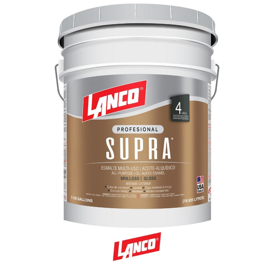 PINTURA SUPRA ACEITE BLANCO  5 GALONES VA952-2 LANCO