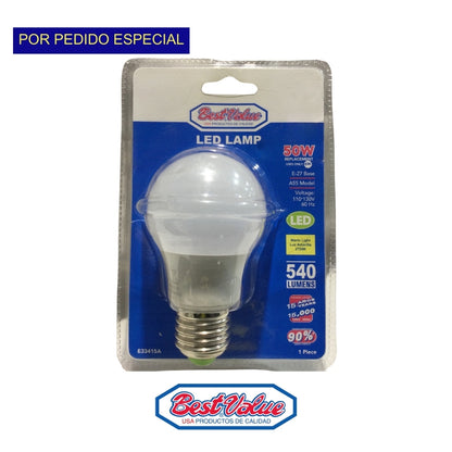 BOMBILLO LED 6 WATTS 2700K E27 VEST VALUE